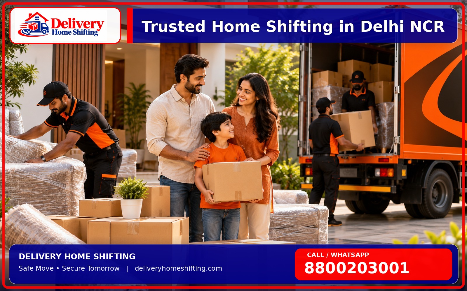 Home shifting and relocation planning visual