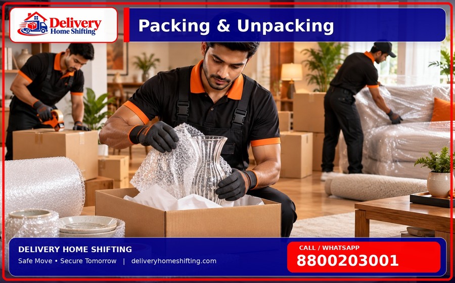 Packing & Unpacking by Delivery Home Shifting